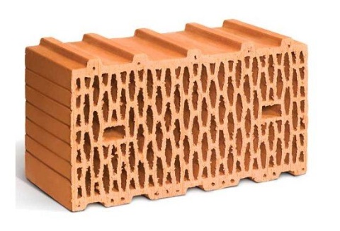Керамический блок теплая керамика поризованный 14,5NF 510х253х219 М150 RAUF